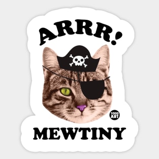 cat pirate Sticker